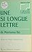 «Une si longue lettre» de M...