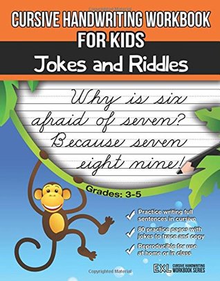 Cursive Handwriting Workbook for Kids: Jokes and Riddles (Paperback)