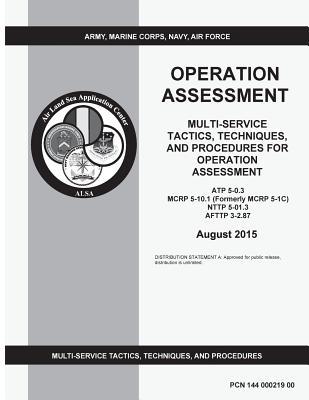 Multi-service Tactics, techniques, and procedures for Operation Assessment ATP 5-0.3 MCRP 5-10.1 (Formerly MCRP 5-1C) NTTP 5-01.3 AFTTP 3-2.87 August 2015