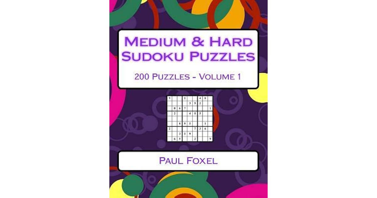 Medium Hard Sudoku Puzzles Volume 1 200 Medium Hard - 