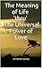 The Meaning of Life 'thru' The Universal Power of Love by Anthony Bond