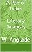 A Pair of Ticket Literary Analysis: W. Anglade