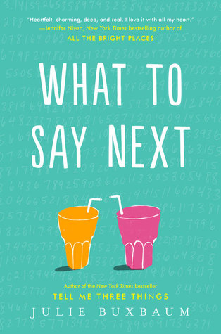 What to Say Next, couverture