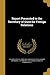 Report Presented to the Secretary of State for Foreign Relations