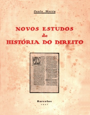 Novos estudos de história do direito
