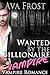Wanted By The Billionaire Vampire
