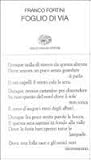 Foglio di via e altri versi