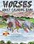 Horses Adult Coloring Book:...