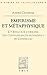 Empirisme et métaphysique (...