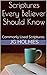 Scriptures Every Believer Should Know by JG Holmes