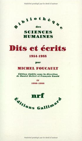 Dits et écrits, tome IV : 1980-1988 (Hardcover)
