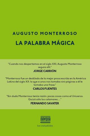 Portada de La palabra mágica, de Augusto Monterroso