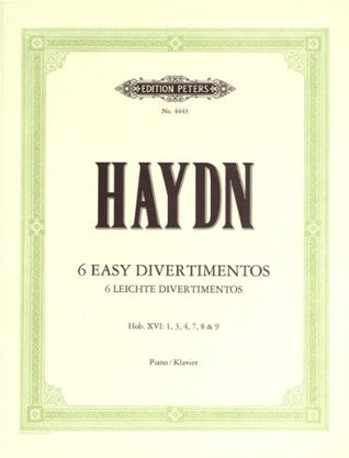 EDITION PETERS HAYDN JOSEPH - 6 EASY DIVERTIMENTI (SONATAS) - PIANO Partition classique Piano - instrument à clavier Piano