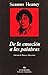 De la emoción a las palabras by Seamus Heaney