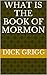 WHAT IS THE BOOK OF MORMON