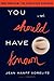 You Should Have Known -- Free Preview (The First 4 Chapters)