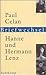 Paul Celan, Hanne Und Hermann Lenz: Briefwechsel:  Mit Drei Briefen Von Gisele Celan Lestrange