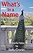 What's in a Name? by Sally Cronin