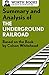 Summary and Analysis of The Underground Railroad: Based on the Book by Colson Whitehead (Smart Summaries)