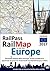 RailMap Europe 2017 : Icon illustrated RailPass Railway Atlas of Europe specifically designed for Eurail and Interrail pass holders