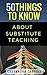 50 Things to Know About Substitute Teaching