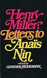 Letters to Anaïs Nin