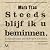 Steeds blijf ik u beminnen.