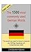 The 1500 most commonly used German Words - Vocabulary Training by David Serge