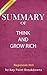 Summary of Think and Grow Rich: by Napolean Hill | Key Point Analysis of Think and Grow Rich