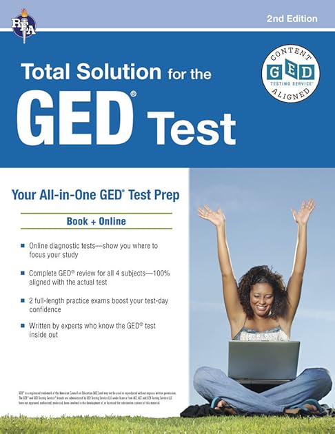 GED Total Solution, For the 2024-2025 GED Test, 2nd Edition (GED® Test Preparation)