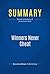 Summary: Winners Never Cheat: Review and Analysis of Huntsman's Book