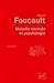 Maladie mentale et psychologie by Michel Foucault