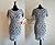 crochet grey dress with motifs patern