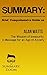 Summary: Brief Comprehensive Guide On: Alan Watts’s: The Wisdom of Insecurity: A Message for an Age of Anxiety (Summary Zoom Book 25)