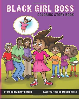 Black Girl Boss: Coloring Story Book (Paperback)
