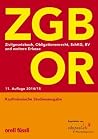 ZGB OR: Zivilgesetzbuch, Obligationenrecht, SchKG, BV und weitere Erlasse ZGB OR: Zivilgesetzbuch, Obligationenrecht, SchKG, BV und weitere Erlasse