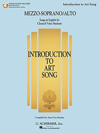 Introduction to Art Song for Mezzo-Soprano/Alto: Songs in English for Classical Voice Students (Paperback)