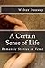 A Certain Sense of Life: Romantic Stories in Verse