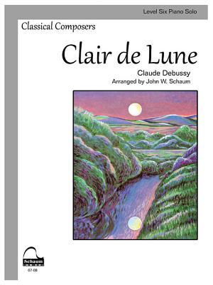 Clair de Lune: Schaum Level Six Piano Solo (Schaum Publications Sheet Solo)