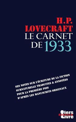 Le carnet de 1933 (Tiers Livre Editeur) (French Edition)