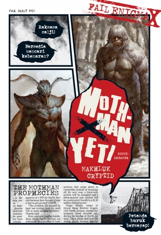 Fail Enigma-X 01: Mothman X Yeti - Makhluk Cryptid