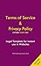 Terms of Service & Privacy Policy Template for Websites