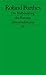 Die Vorbereitung des Romans. Vorlesung am Collège de France, ... by Roland Barthes