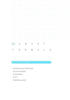 GAMSAT Formula