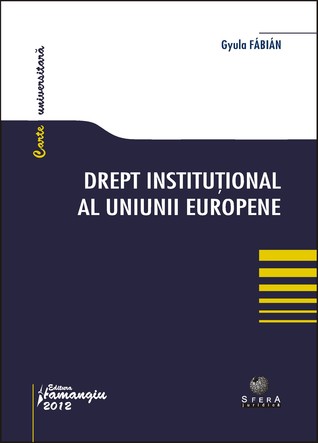 Drept instituțional al Uniunii Europene