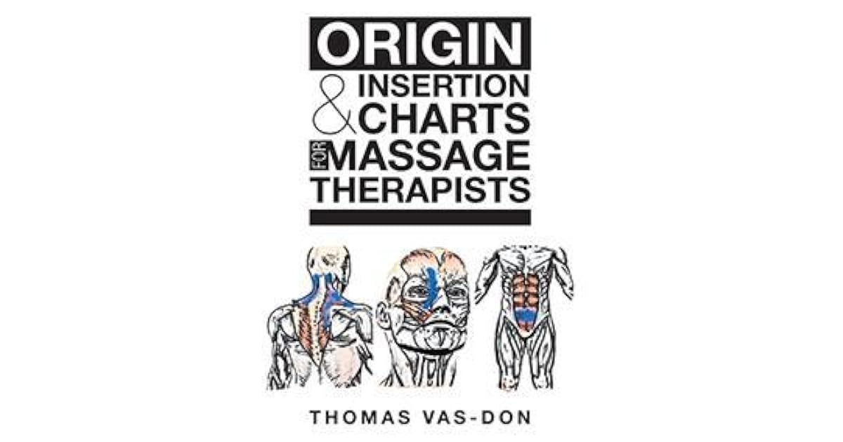 Origin & Insertion Charts for Massage Therapists by Thomas VasDon