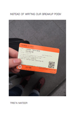 Instead of Writing Our Breakup Poem (Chapbook)