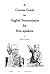 A Concise Guide to English Pronunciation for Krio Speakers by Paul Conton