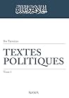 Ibn Taymiyya : Textes politiques – Tome 1 Ibn Taymiyya : Textes politiques – Tome 1