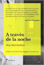 Portada de A través de la noche, de Stig Sæterbakken